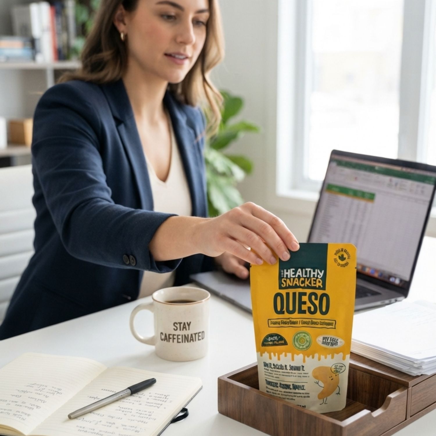 The Healthy Snacker – Queso